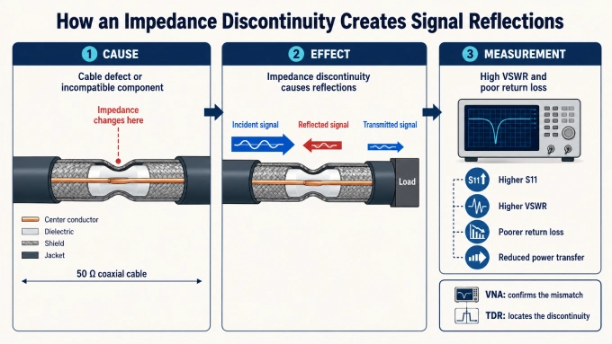 Impedance Mismatch, High VSWR, and Poor Return Loss