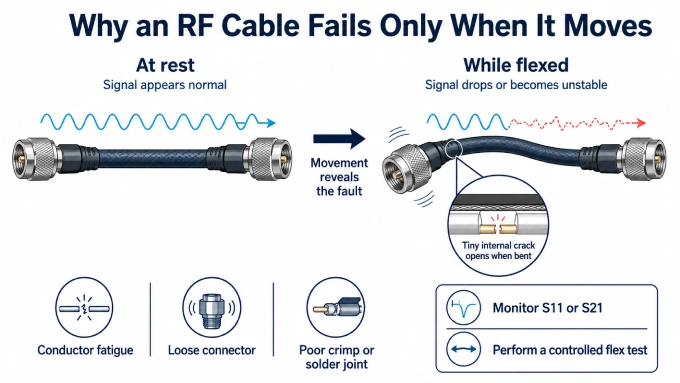 Intermittent RF Cable Assembly Failure