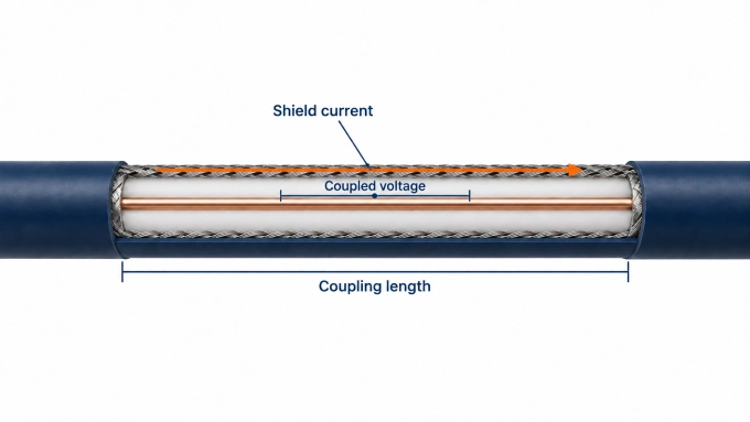 coaxial shield transfer impedance