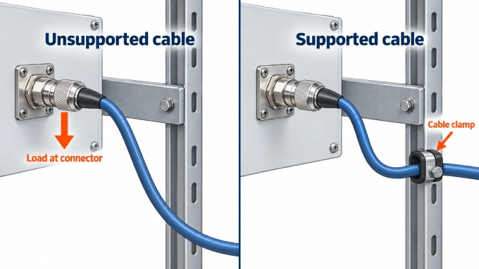 microwave connector contact reliability
