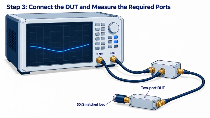 Connect the DUT and Run the Measurement