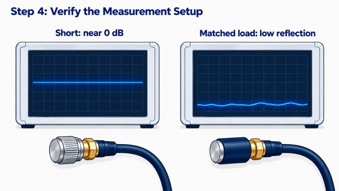Verify the Return Loss Measurement Setup