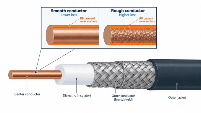 coaxial cable construction