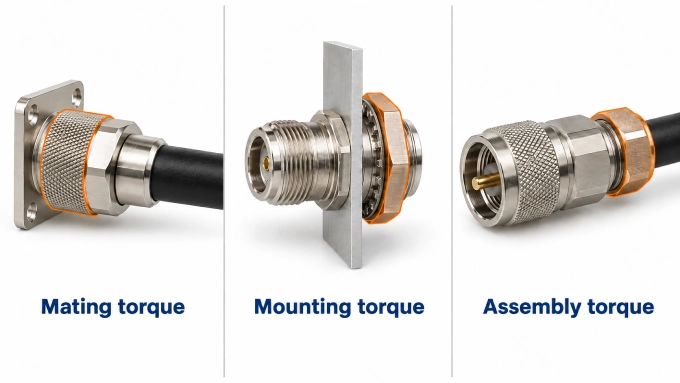 N-Type connector tightening torque